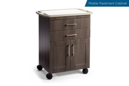 Mobile Treatment Cabinet  Casters.Acorn